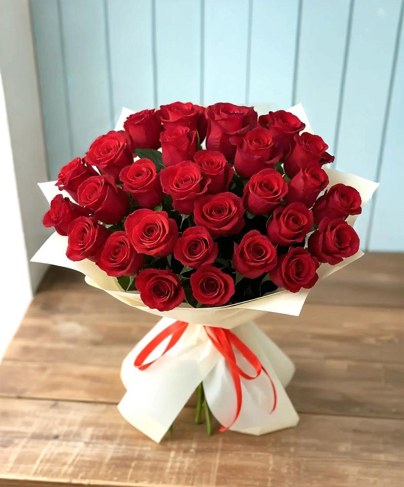 Букет 29 Красных роз в Виллози