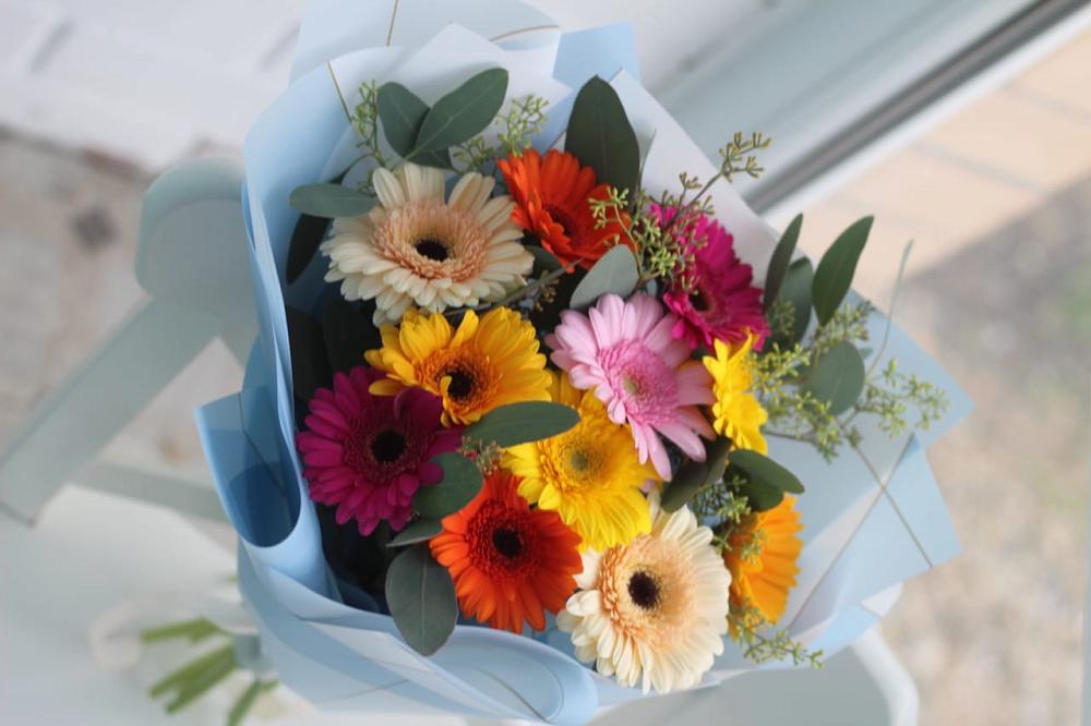 Букет цветов из: Герберы в Виллози