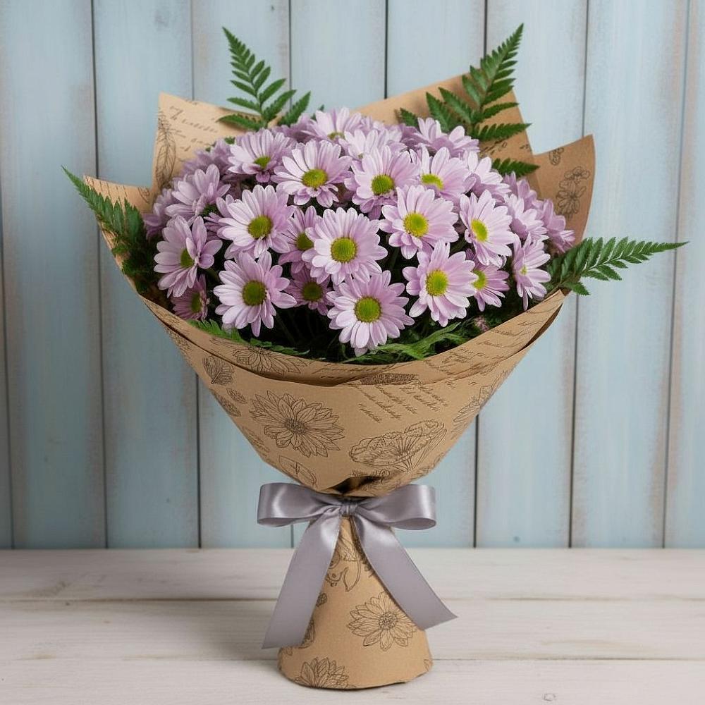 Букет цветов из: Хризантемы в Виллози