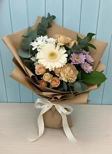 Букет цветов из:  Герберы и Хризантемы в Виллози