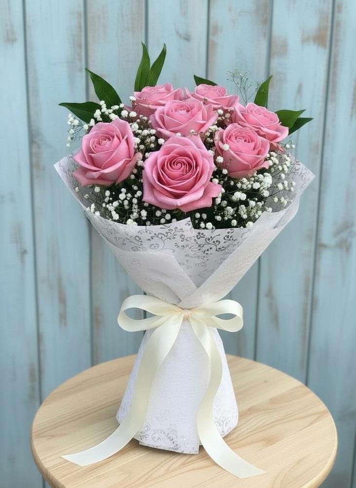 Букет цветов из: Розы в Виллози