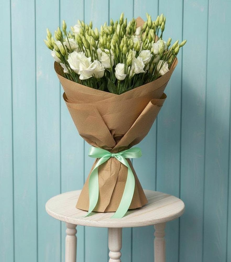 Букет цветов из: Лизиантусы в Виллози