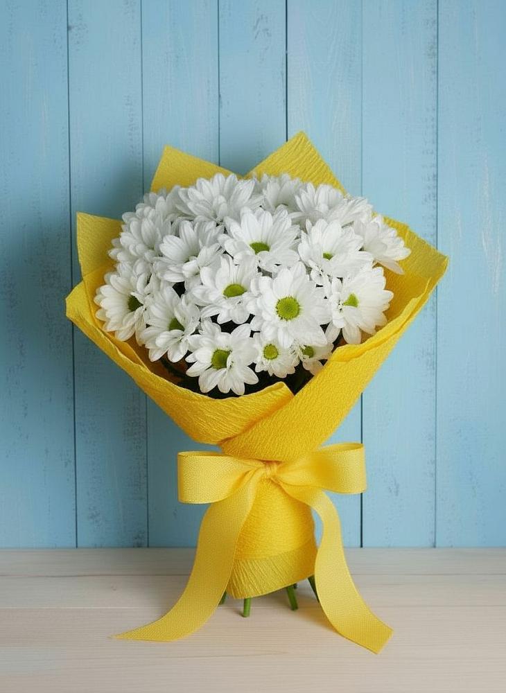 Букет цветов из: Хризантемы в Виллози