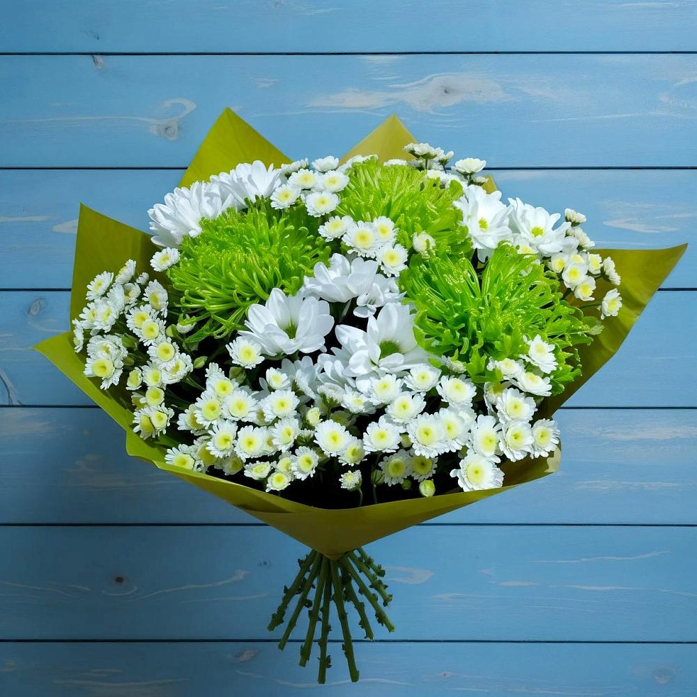 Букет цветов из: Хризантемы в Виллози