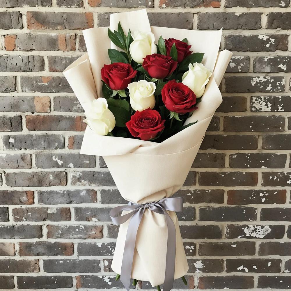 Букет цветов из: Розы в Виллози