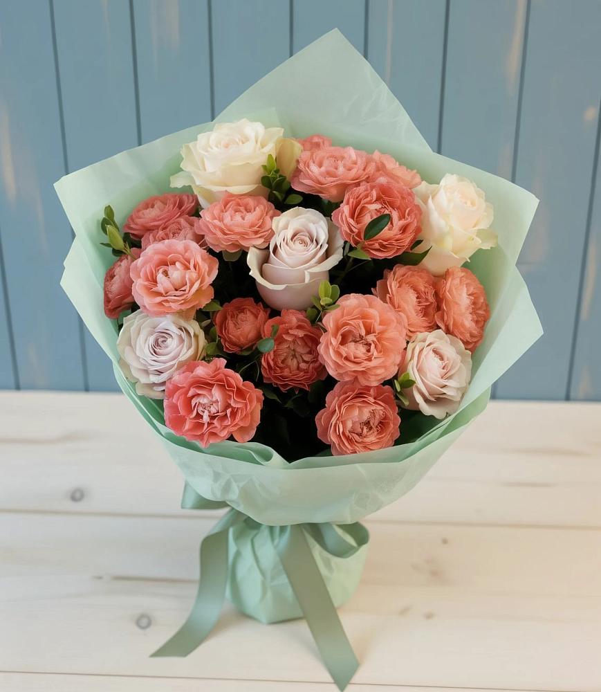 Букет цветов из: Розы в Виллози