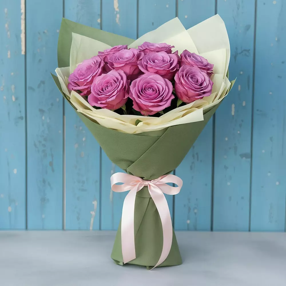 Букет Розы Фёрст Леди в Виллози